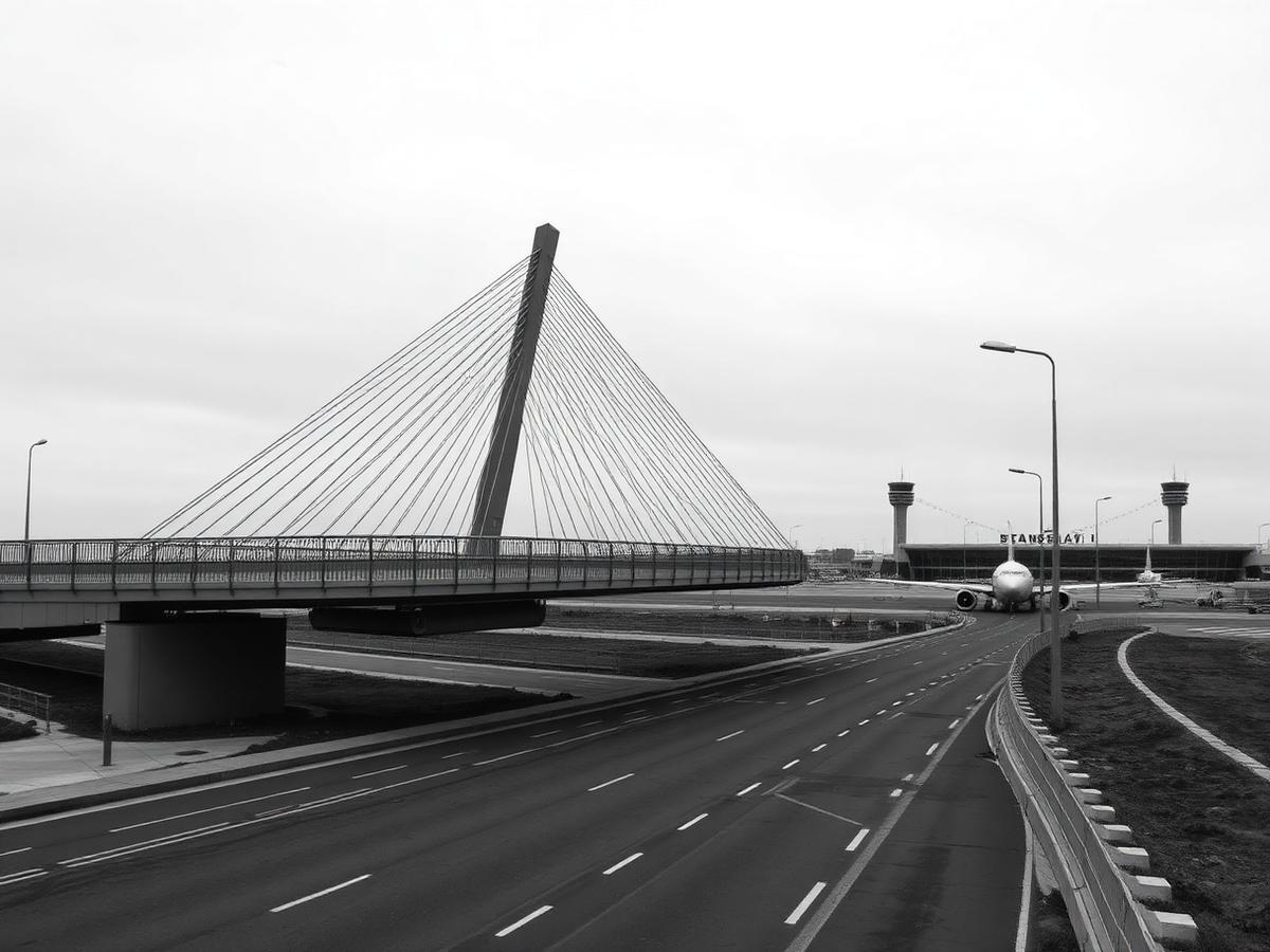 清泉崗機場－沙鹿人行陸橋